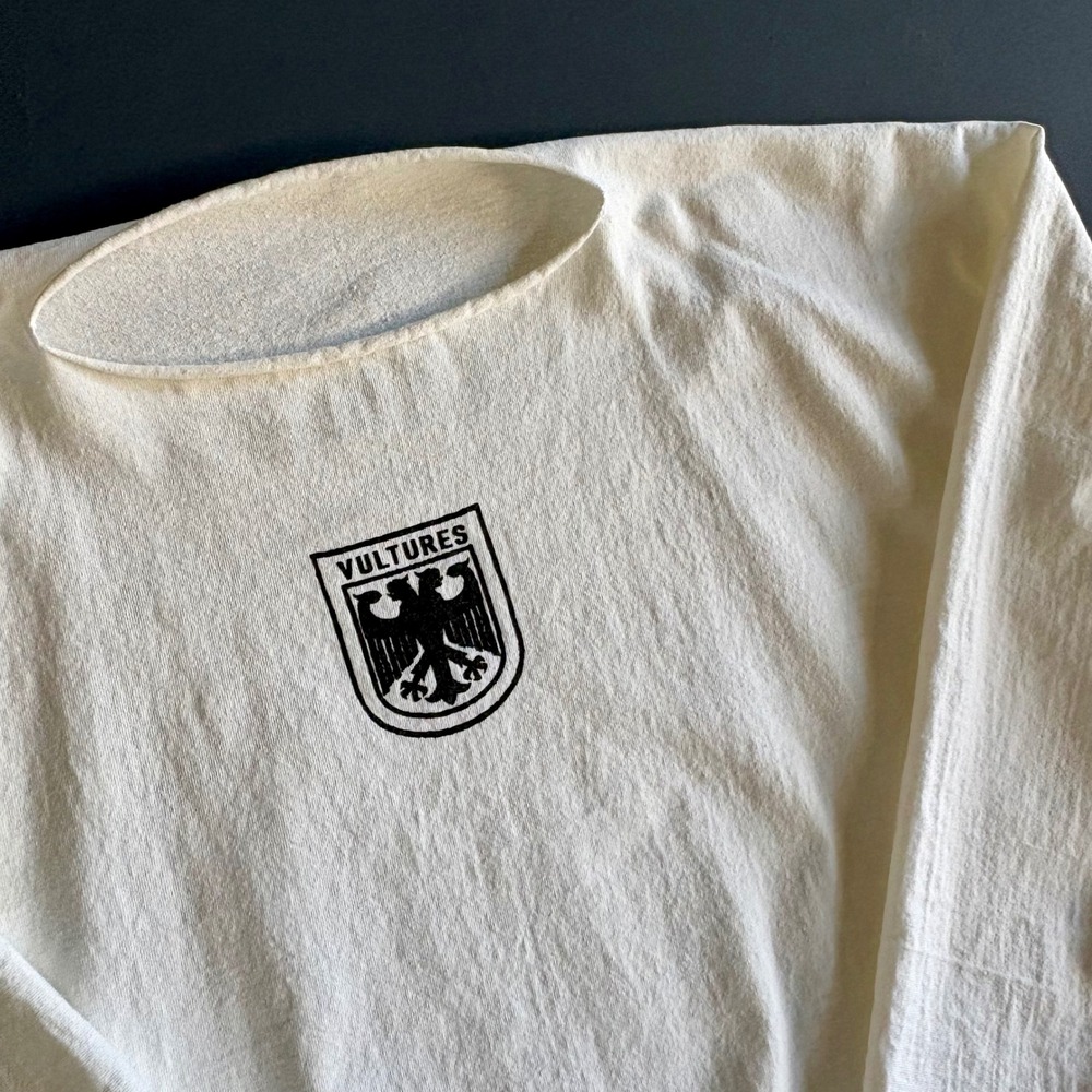 YZY Gosha Vultures White Long Sleeve Tee | Sz 2 | Kanye West | Rare